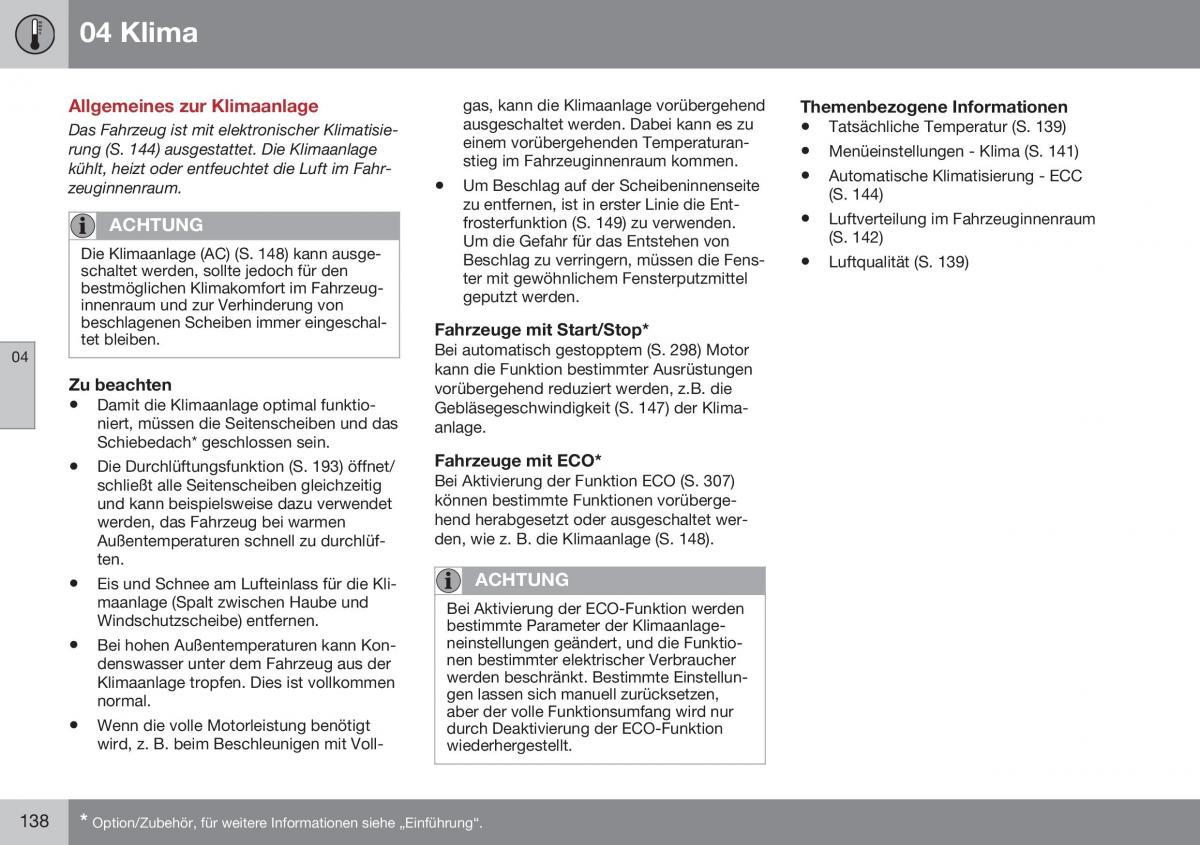 Volvo XC70 Cross Country II 2 Handbuch / page 140