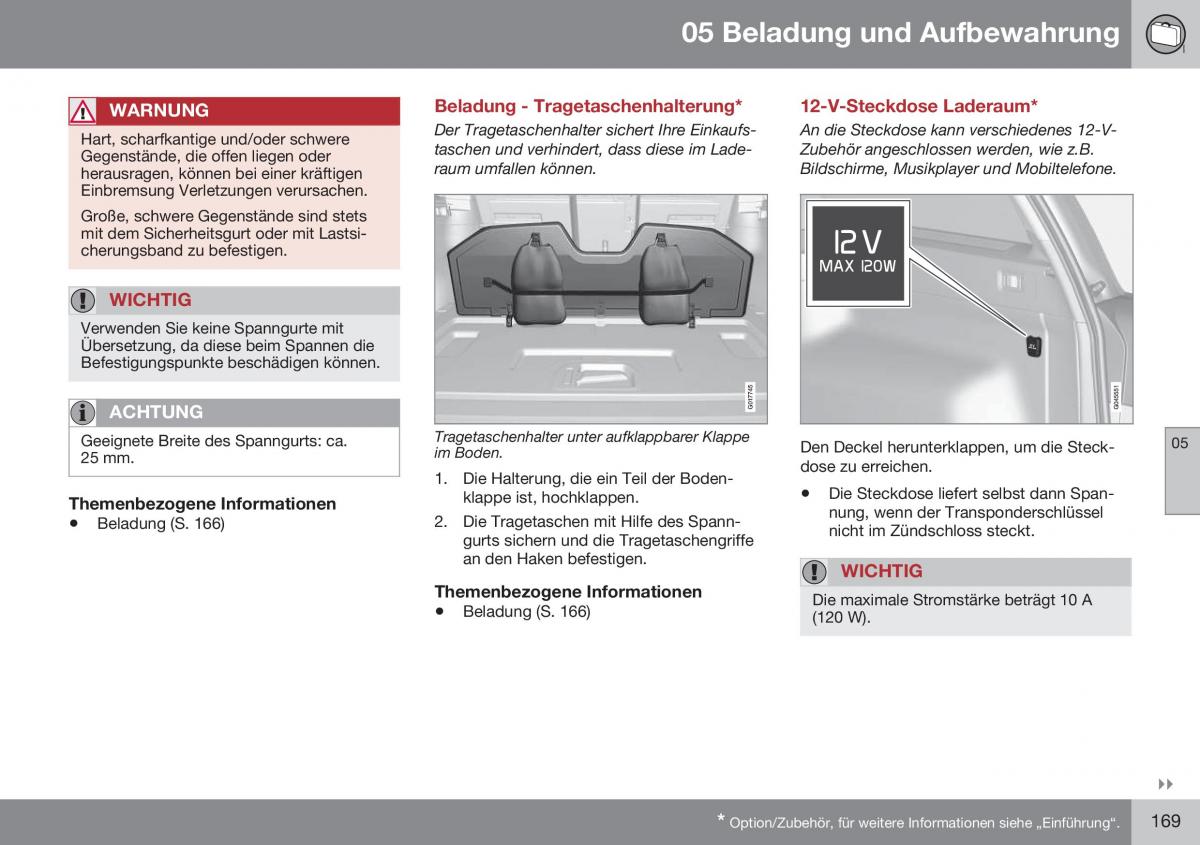 Volvo XC70 Cross Country II 2 Handbuch / page 171