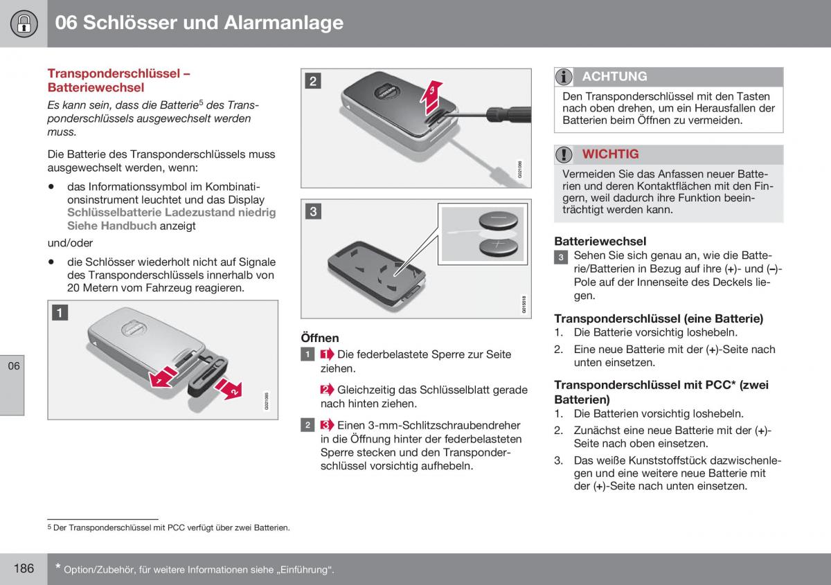 Volvo XC70 Cross Country II 2 Handbuch / page 188