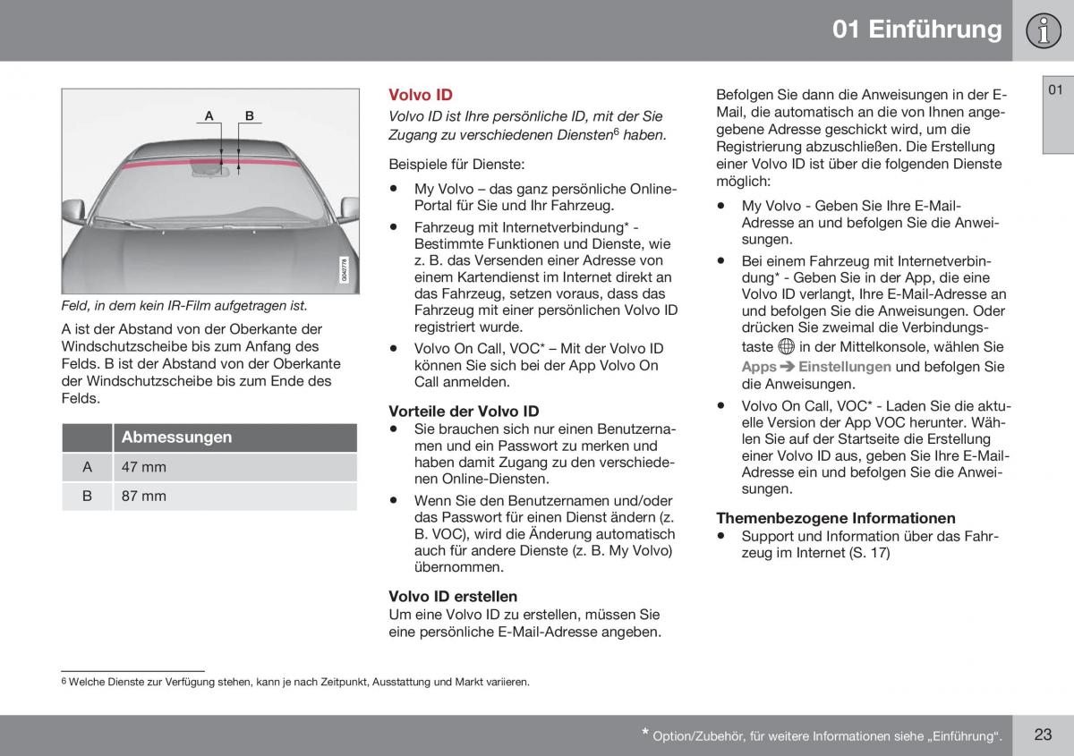 Volvo XC70 Cross Country II 2 Handbuch / page 25