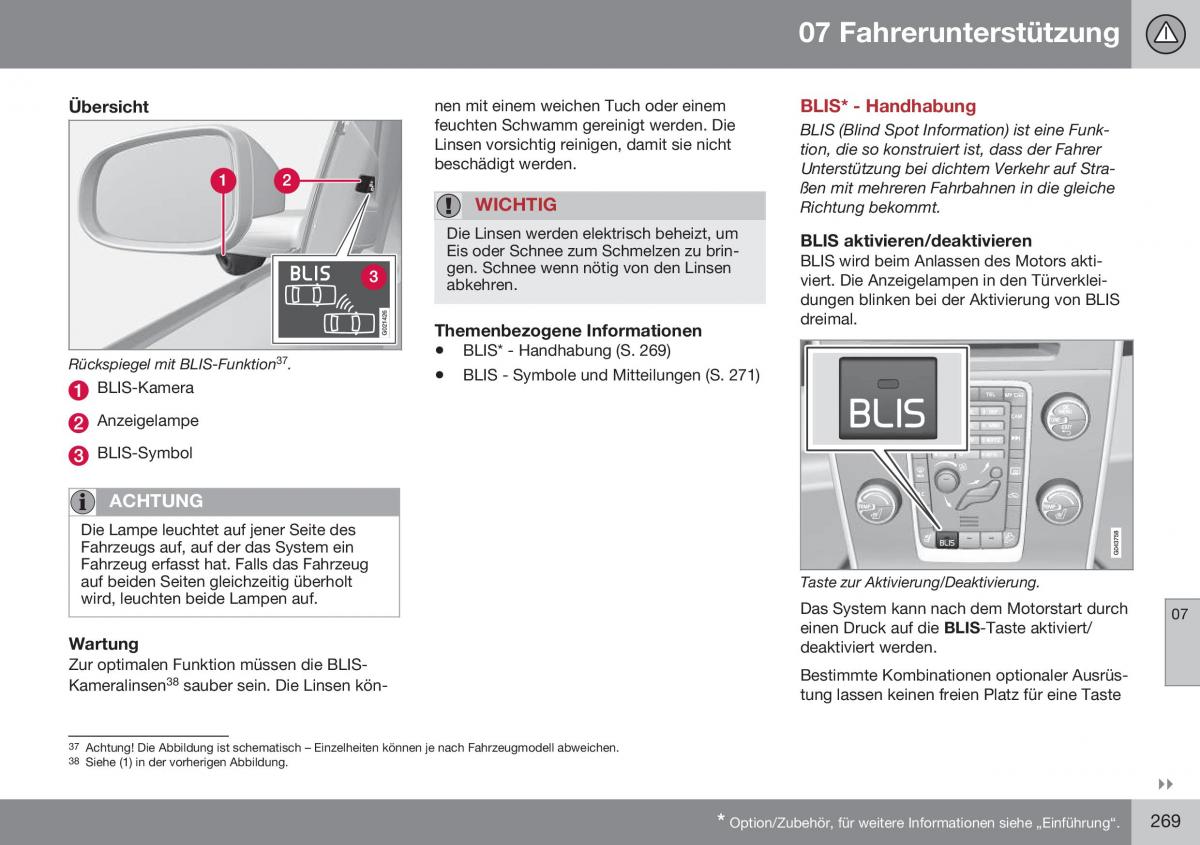 Volvo XC70 Cross Country II 2 Handbuch / page 271