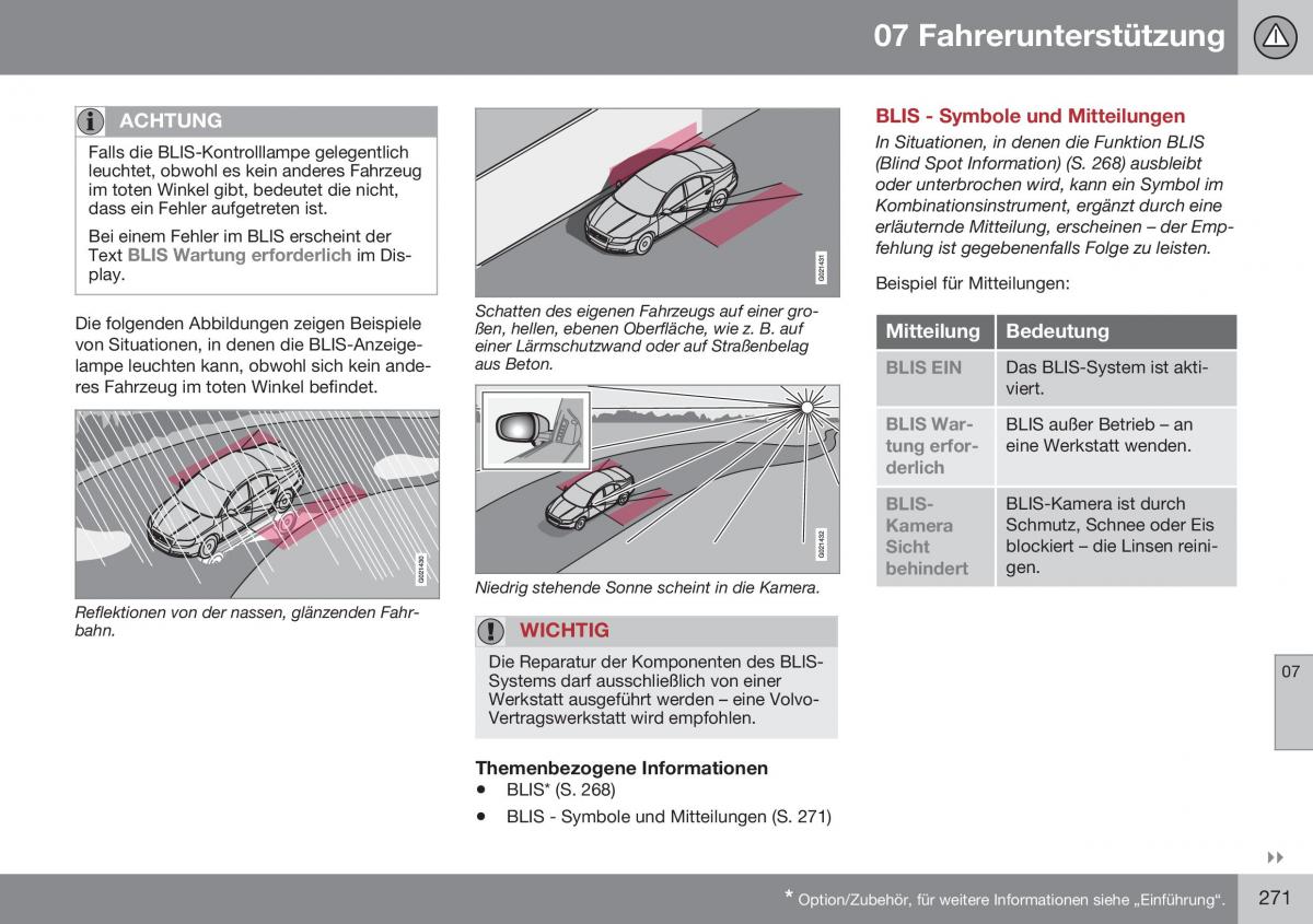 Volvo XC70 Cross Country II 2 Handbuch / page 273