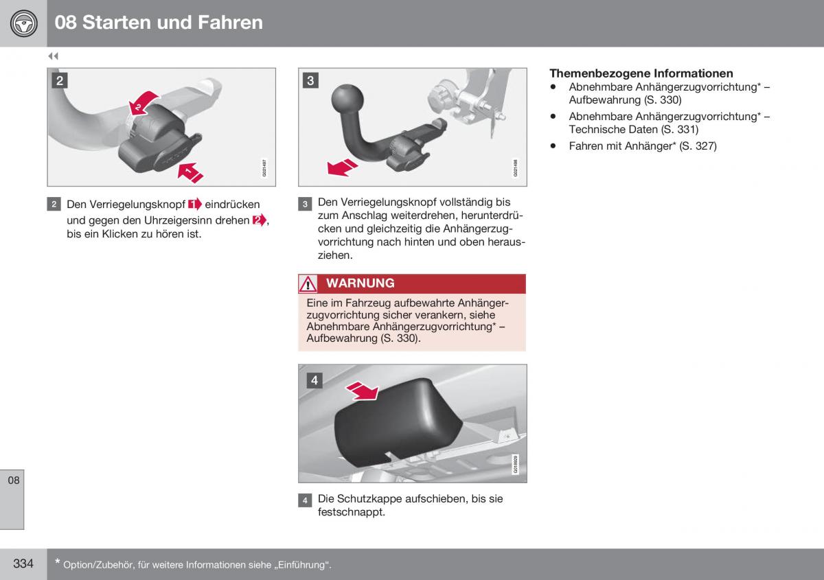 Volvo XC70 Cross Country II 2 Handbuch / page 336