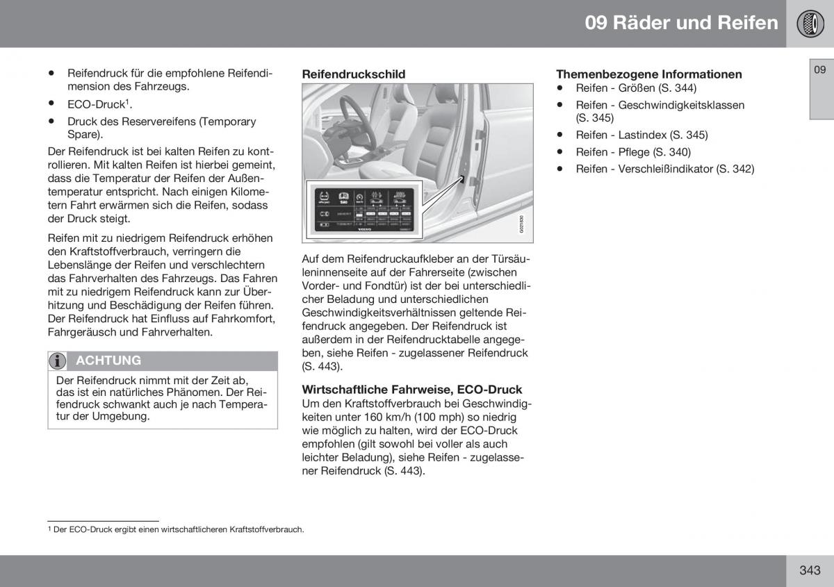 Volvo XC70 Cross Country II 2 Handbuch / page 345