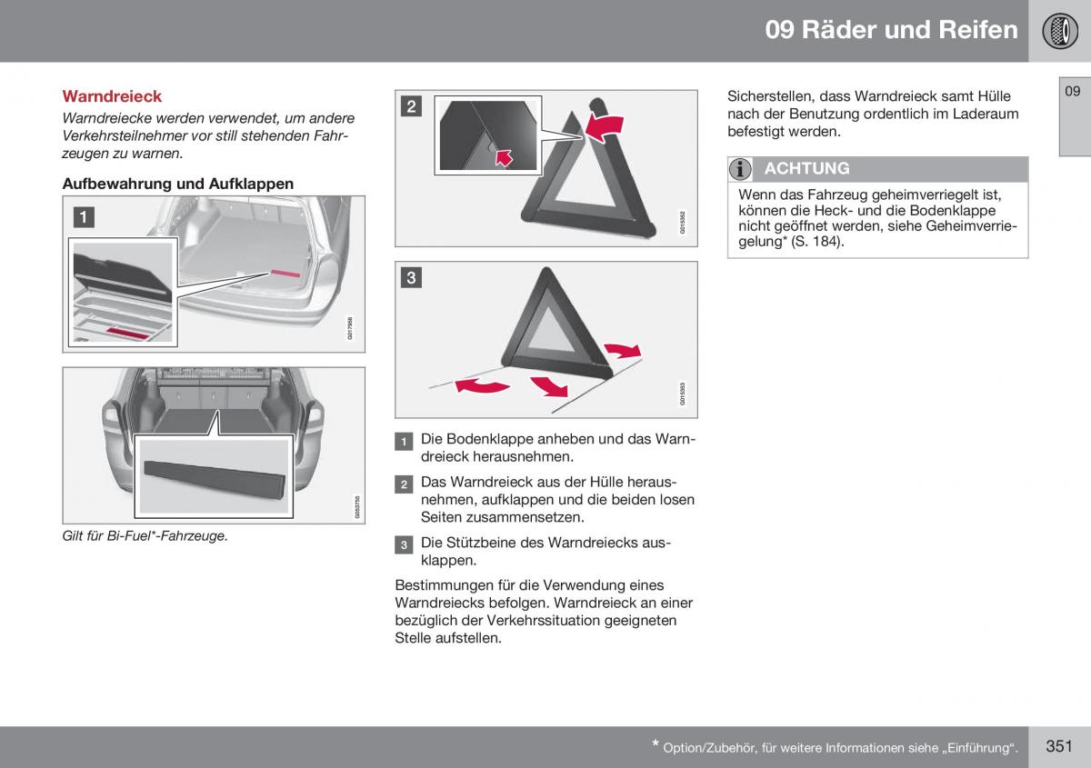 Volvo XC70 Cross Country II 2 Handbuch / page 353