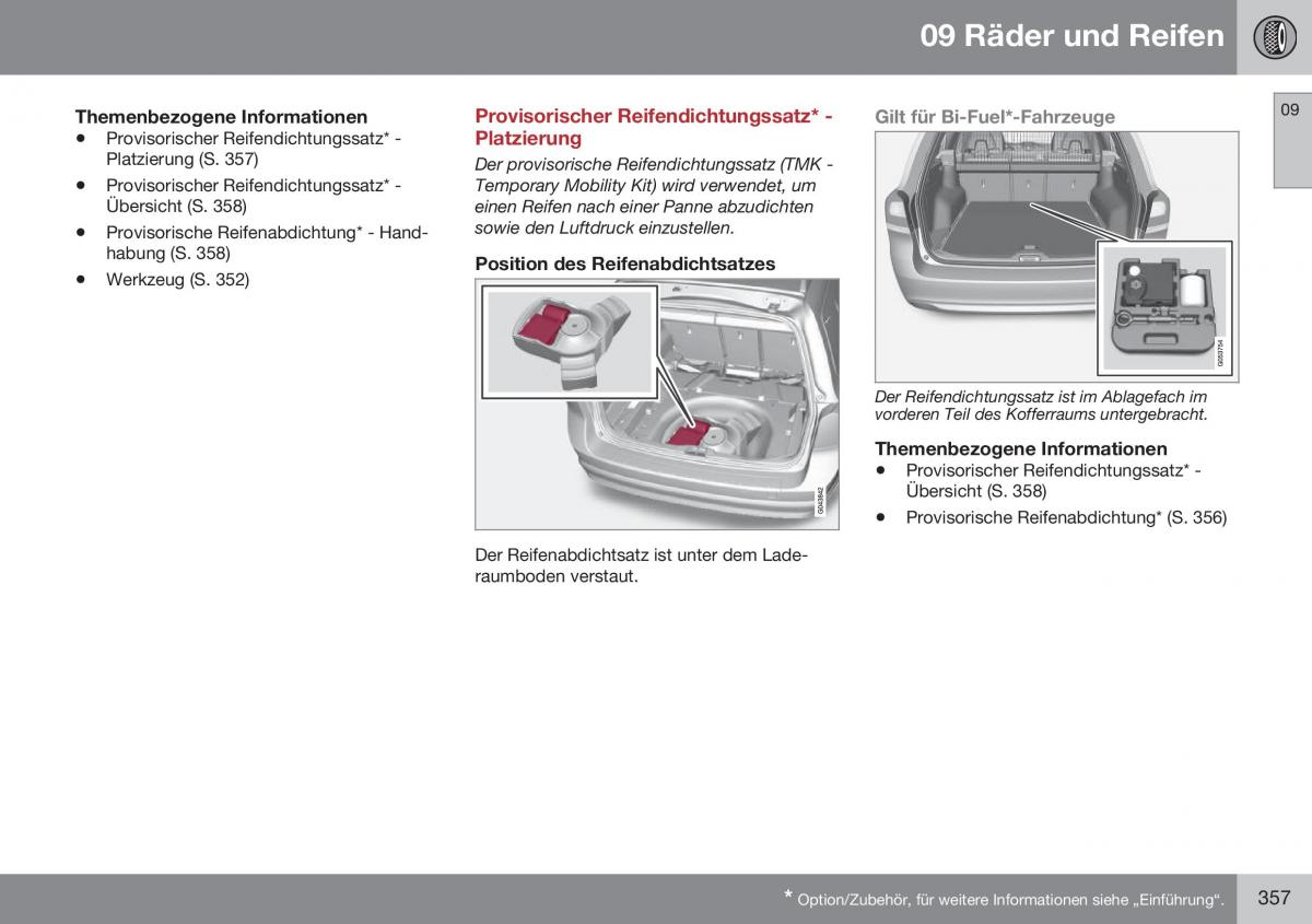 Volvo XC70 Cross Country II 2 Handbuch / page 359