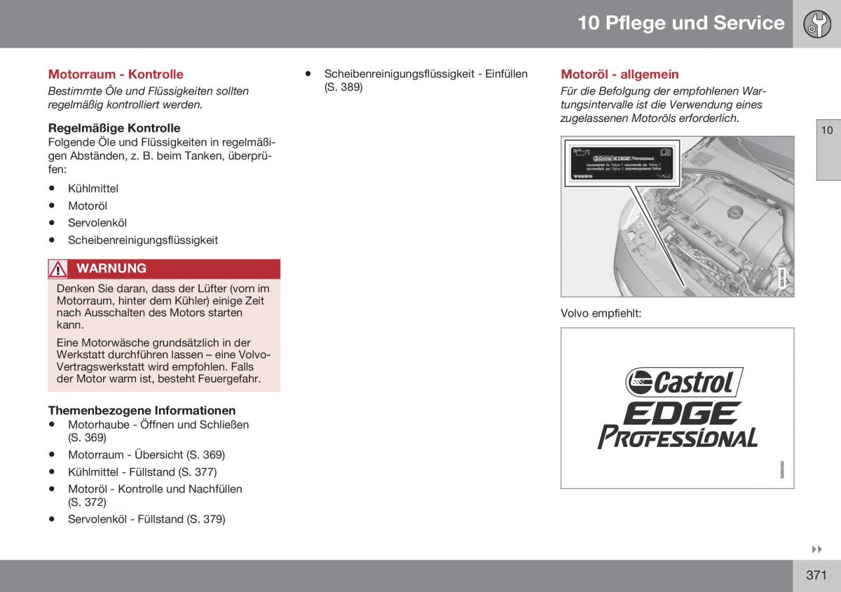 Volvo XC70 Cross Country II 2 Handbuch / page 373