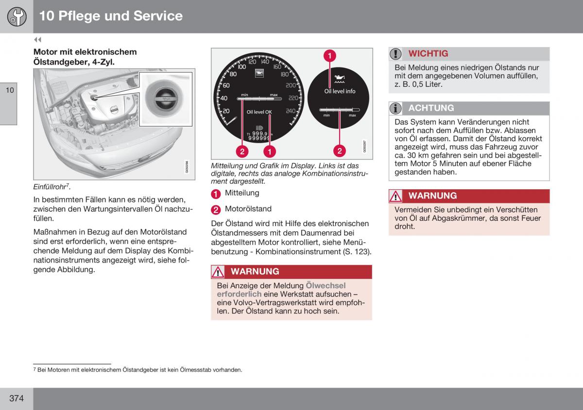 Volvo XC70 Cross Country II 2 Handbuch / page 376