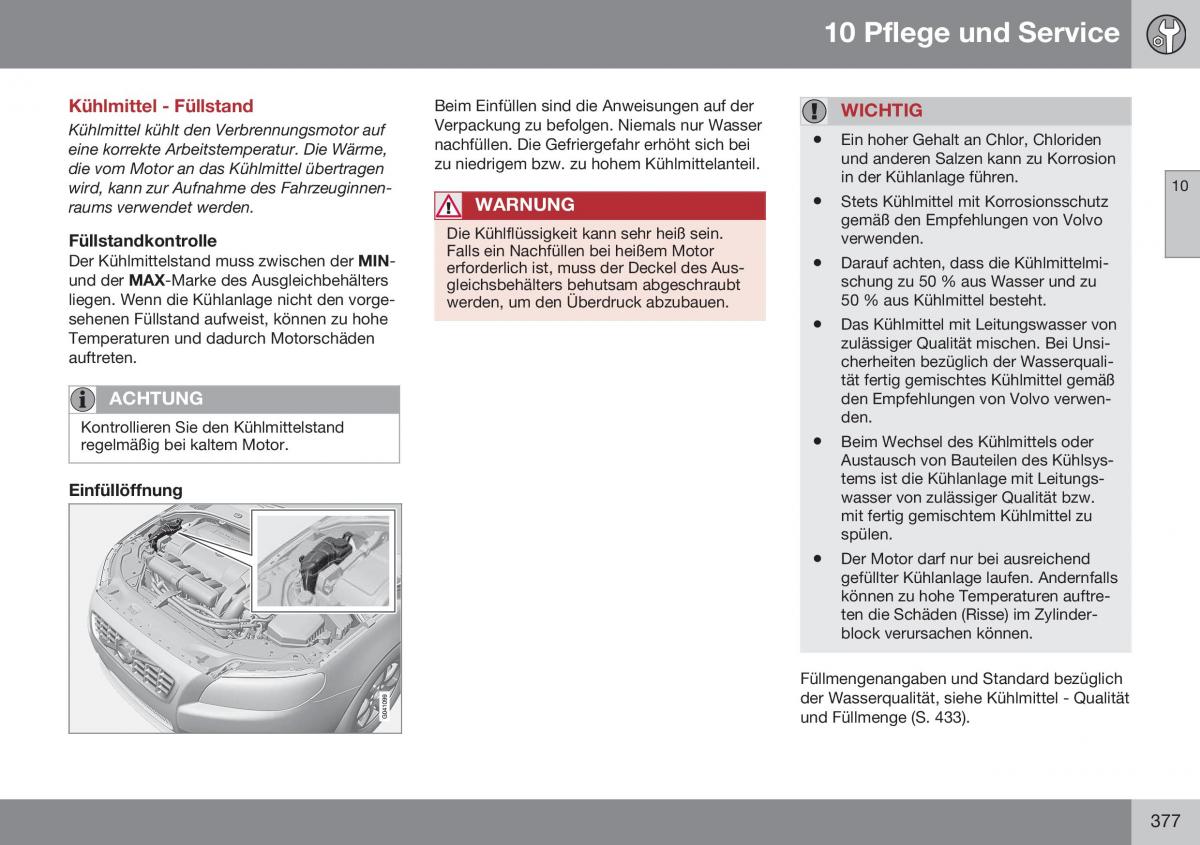 Volvo XC70 Cross Country II 2 Handbuch / page 379