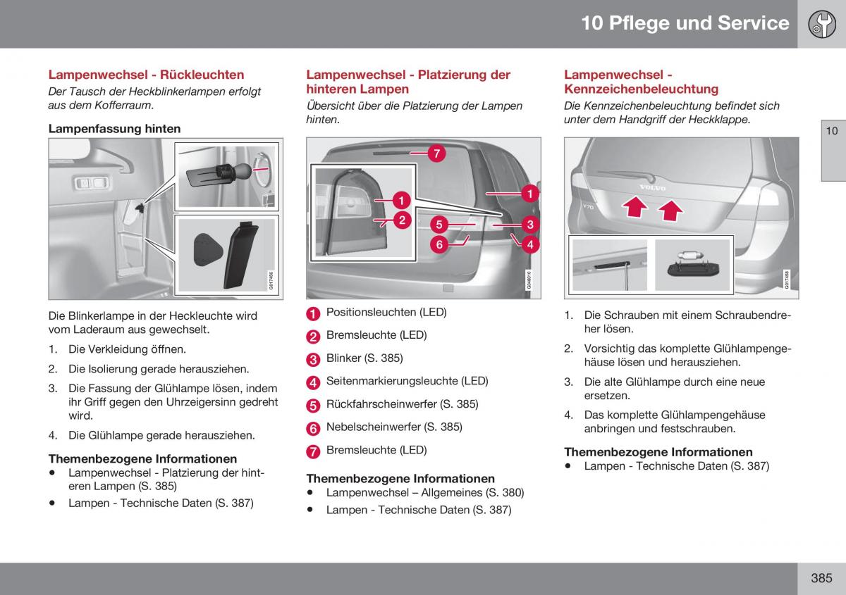 Volvo XC70 Cross Country II 2 Handbuch / page 387