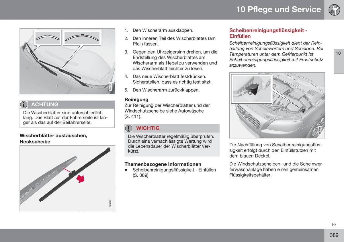 Volvo XC70 Cross Country II 2 Handbuch / page 391