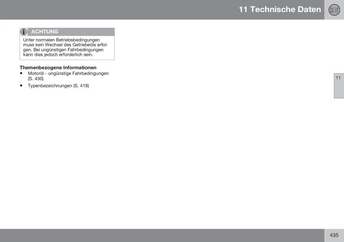 Volvo XC70 Cross Country II 2 Handbuch / page 437