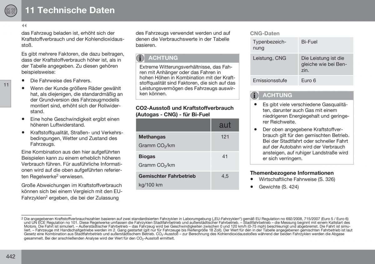 Volvo XC70 Cross Country II 2 Handbuch / page 444