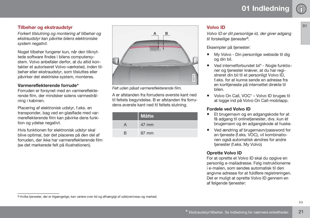 Volvo XC70 Cross Country II 2 Bilens instruktionsbog / page 23