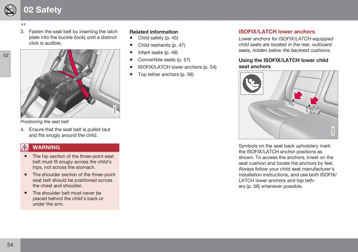 Volvo XC70 Cross Country II 2 owners manual / page 56