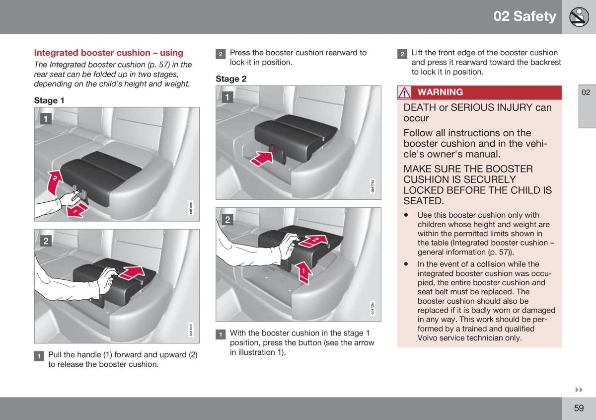 Volvo XC70 Cross Country II 2 owners manual / page 61