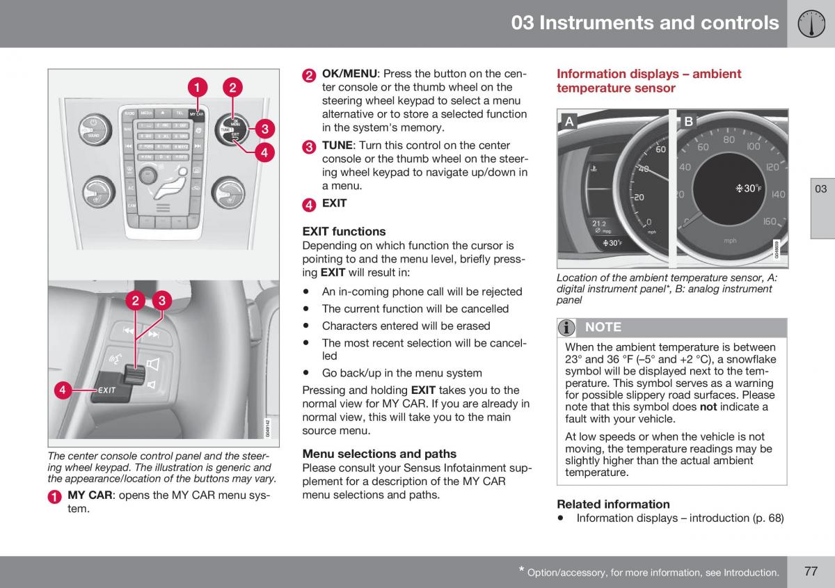 Volvo XC70 Cross Country II 2 owners manual / page 79