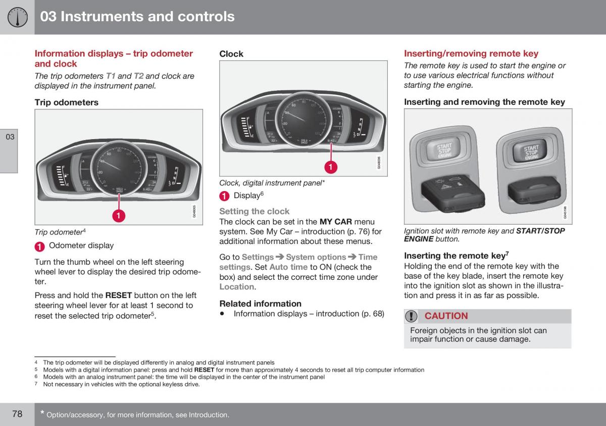 Volvo XC70 Cross Country II 2 owners manual / page 80