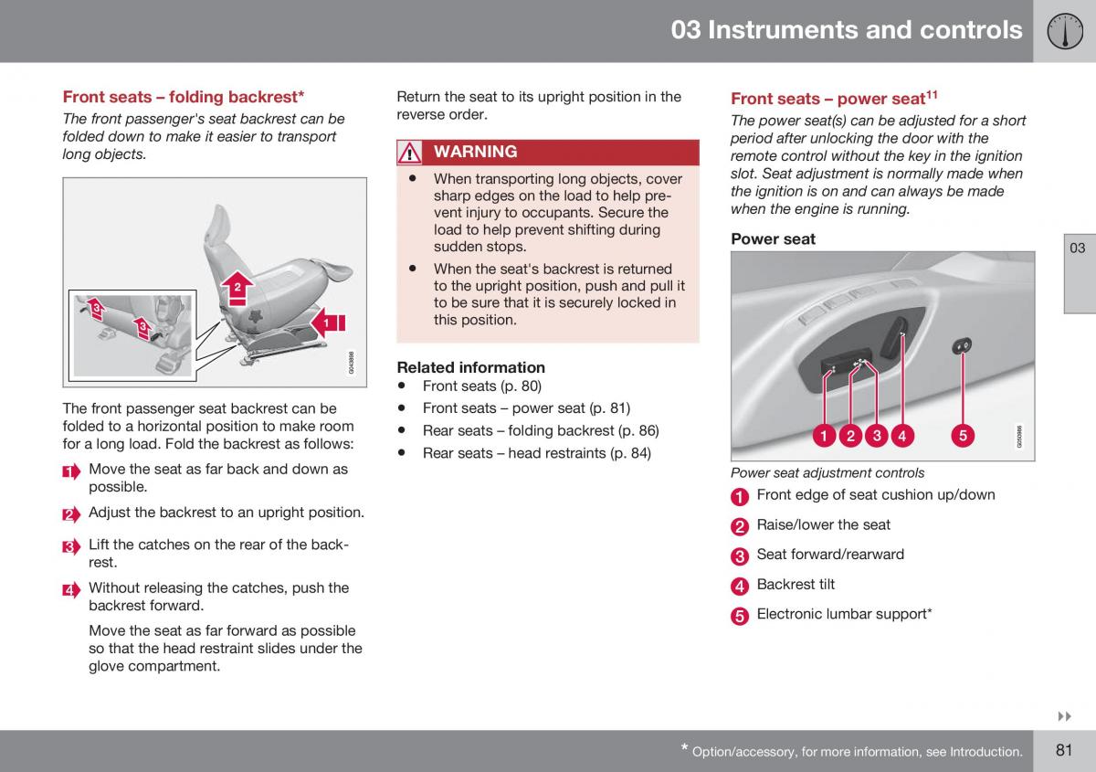 Volvo XC70 Cross Country II 2 owners manual / page 83