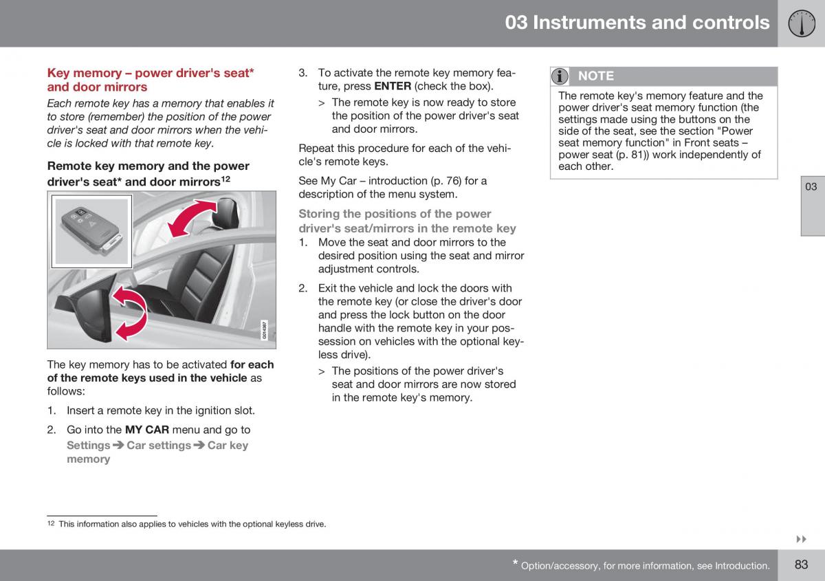 Volvo XC70 Cross Country II 2 owners manual / page 85