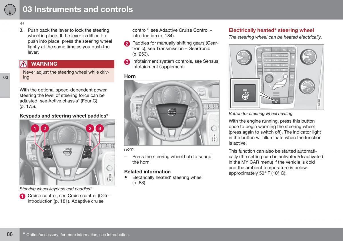 Volvo XC70 Cross Country II 2 owners manual / page 90