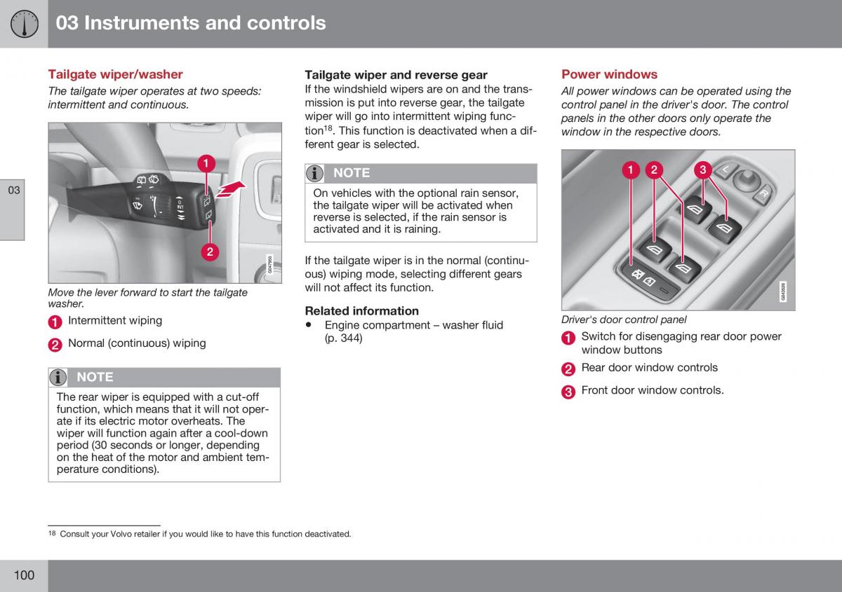 Volvo XC70 Cross Country II 2 owners manual / page 102