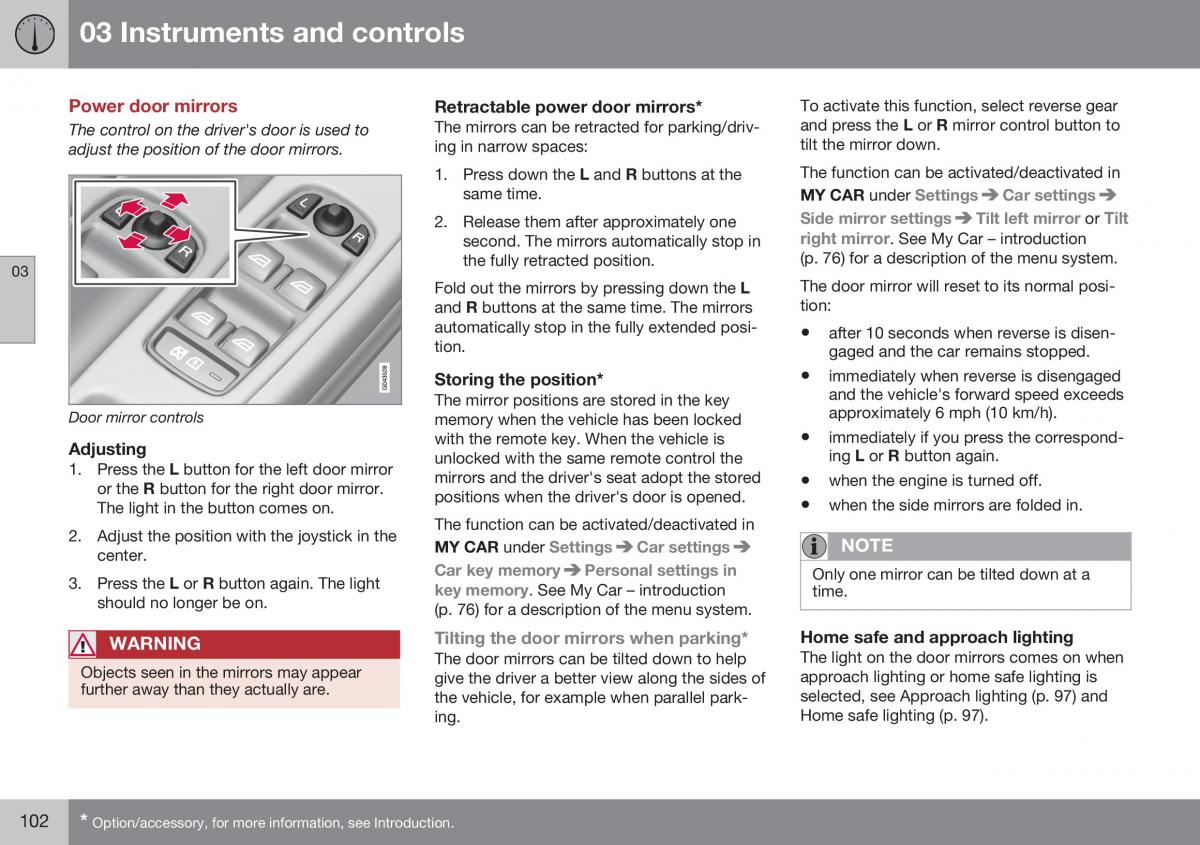 Volvo XC70 Cross Country II 2 owners manual / page 104