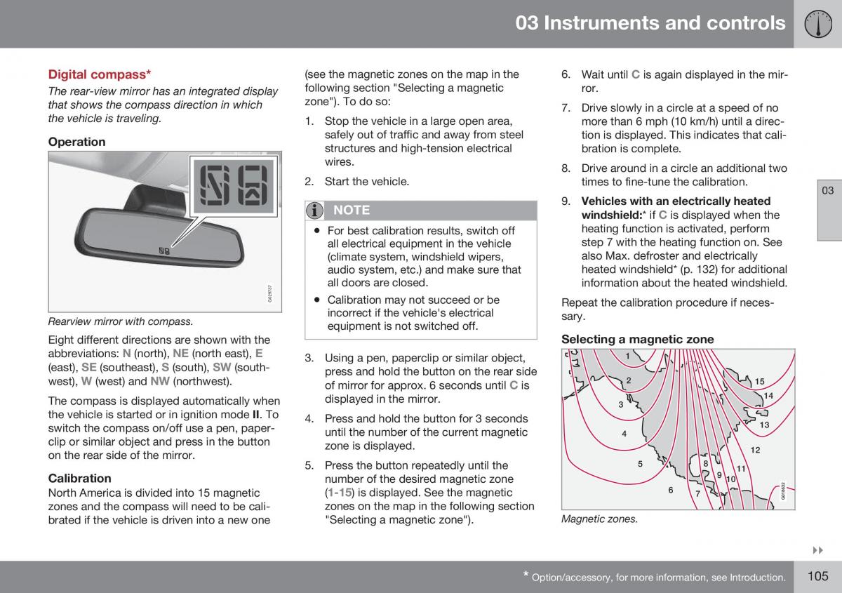 Volvo XC70 Cross Country II 2 owners manual / page 107