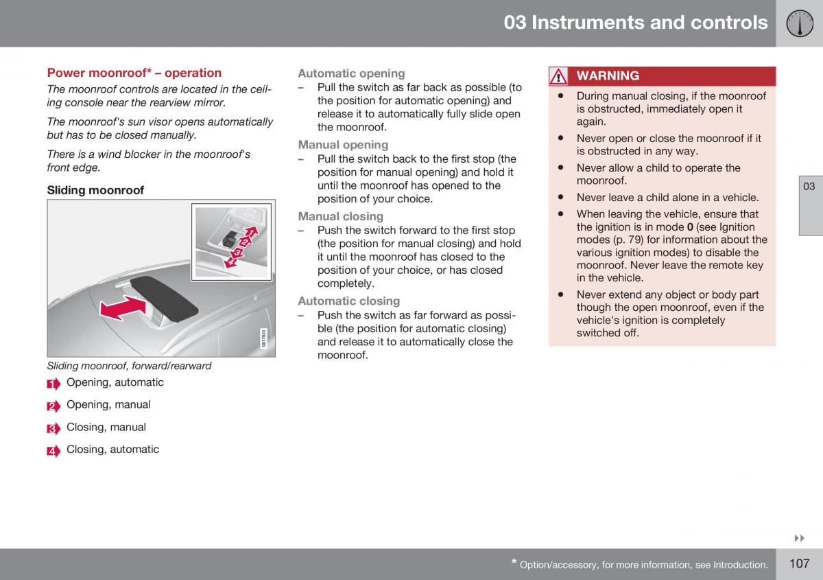 Volvo XC70 Cross Country II 2 owners manual / page 109