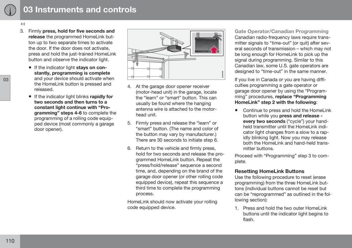 Volvo XC70 Cross Country II 2 owners manual / page 112