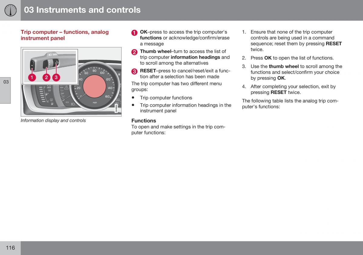 Volvo XC70 Cross Country II 2 owners manual / page 118