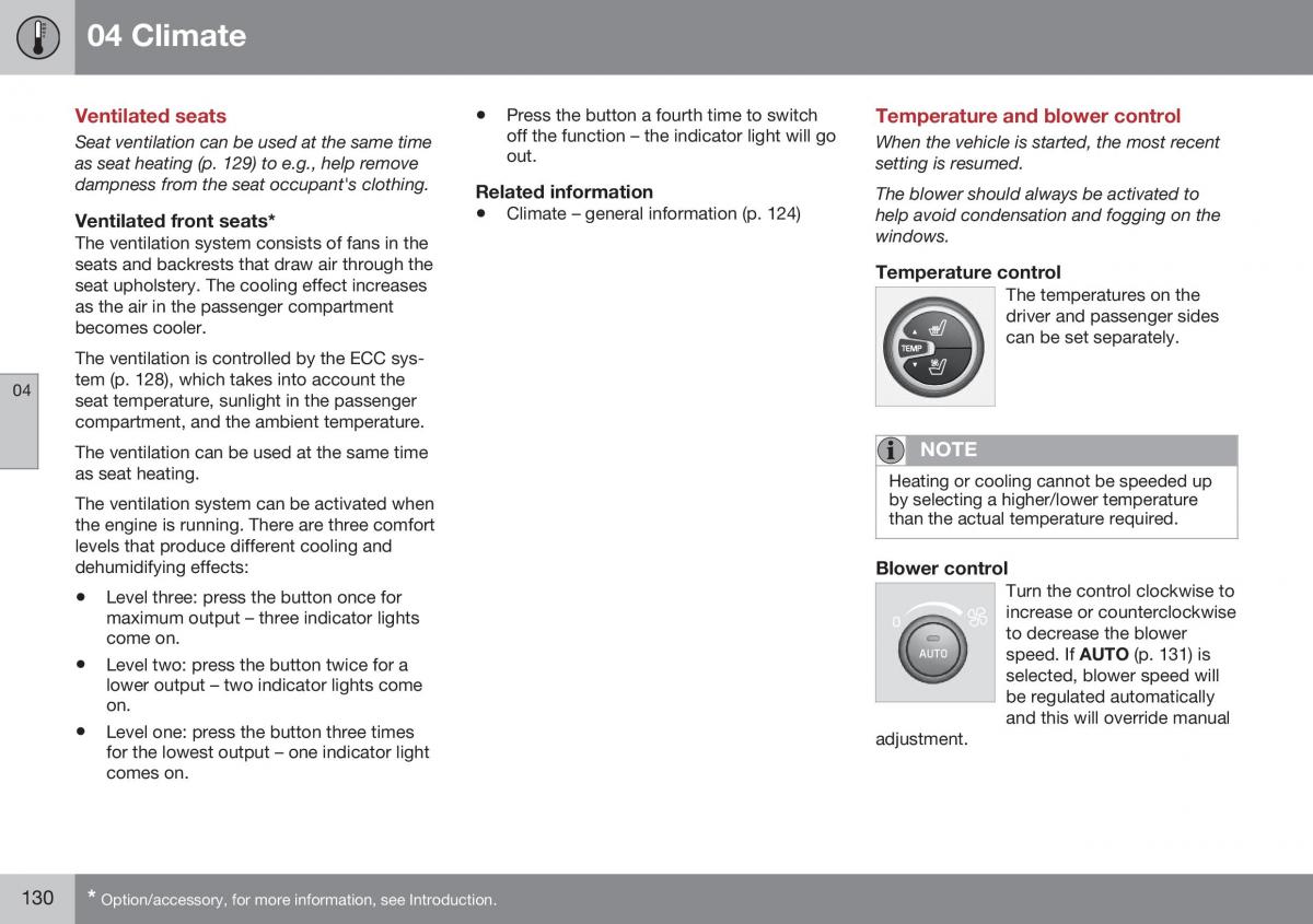 Volvo XC70 Cross Country II 2 owners manual / page 132