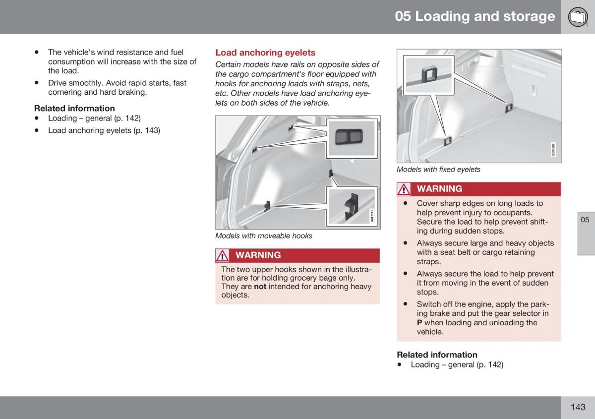 Volvo XC70 Cross Country II 2 owners manual / page 145