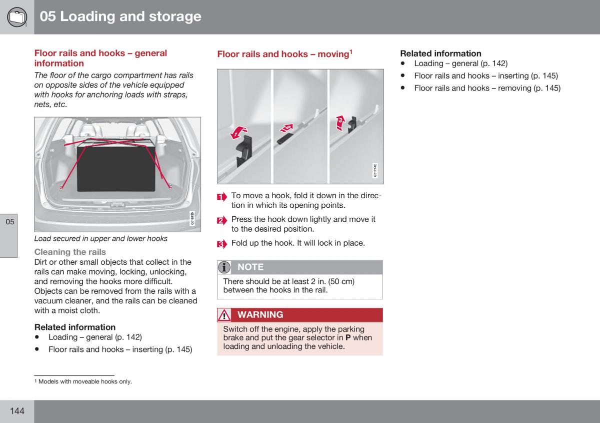 Volvo XC70 Cross Country II 2 owners manual / page 146