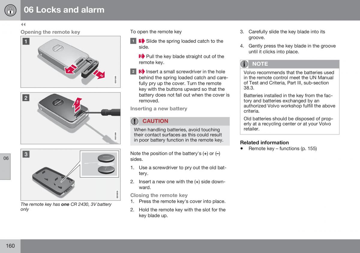 Volvo XC70 Cross Country II 2 owners manual / page 162