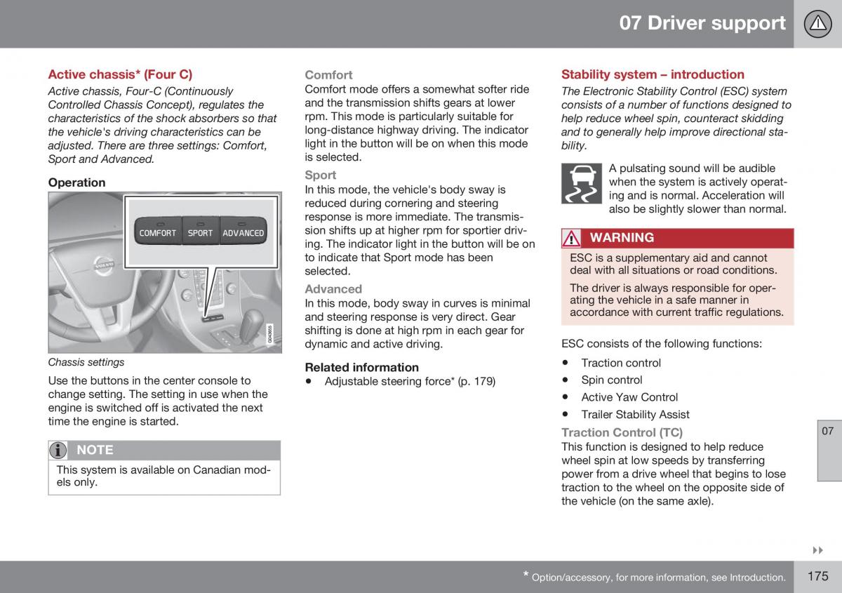 Volvo XC70 Cross Country II 2 owners manual / page 177