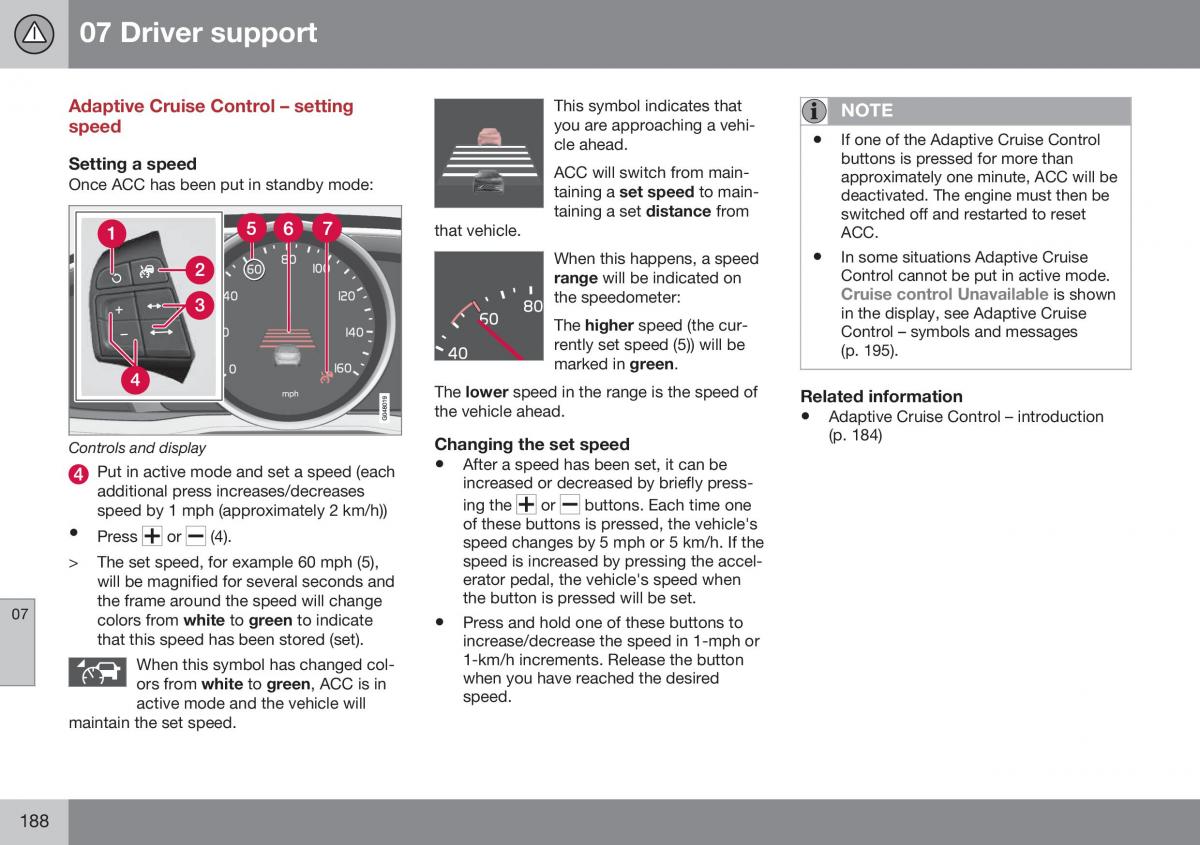 Volvo XC70 Cross Country II 2 owners manual / page 190