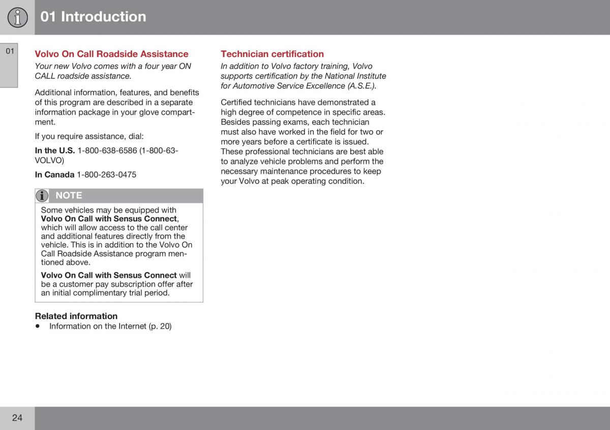 Volvo XC70 Cross Country II 2 owners manual / page 26