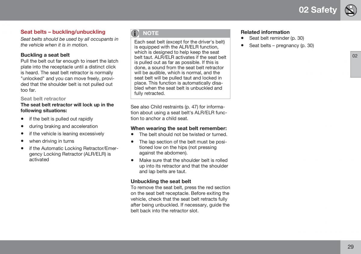 Volvo XC70 Cross Country II 2 owners manual / page 31