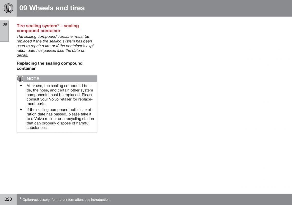 Volvo XC70 Cross Country II 2 owners manual / page 322