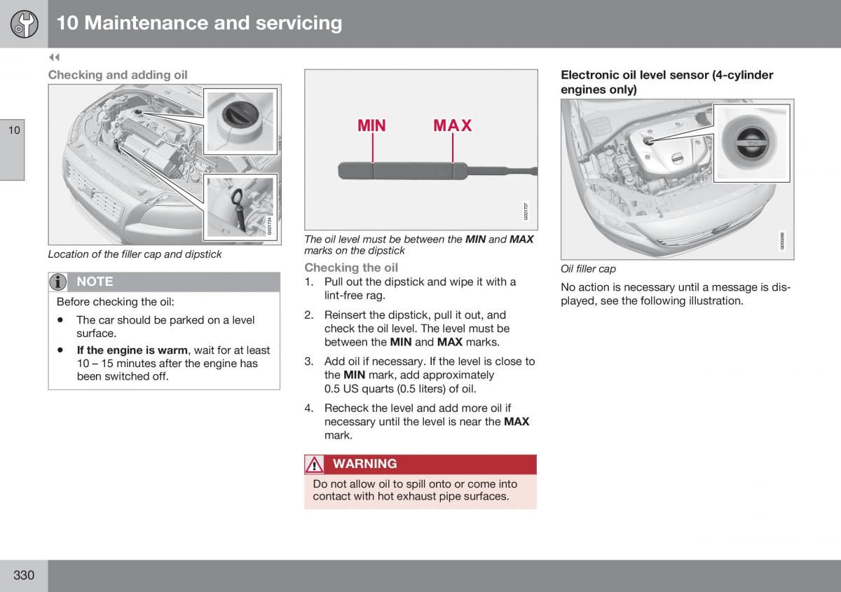 Volvo XC70 Cross Country II 2 owners manual / page 332