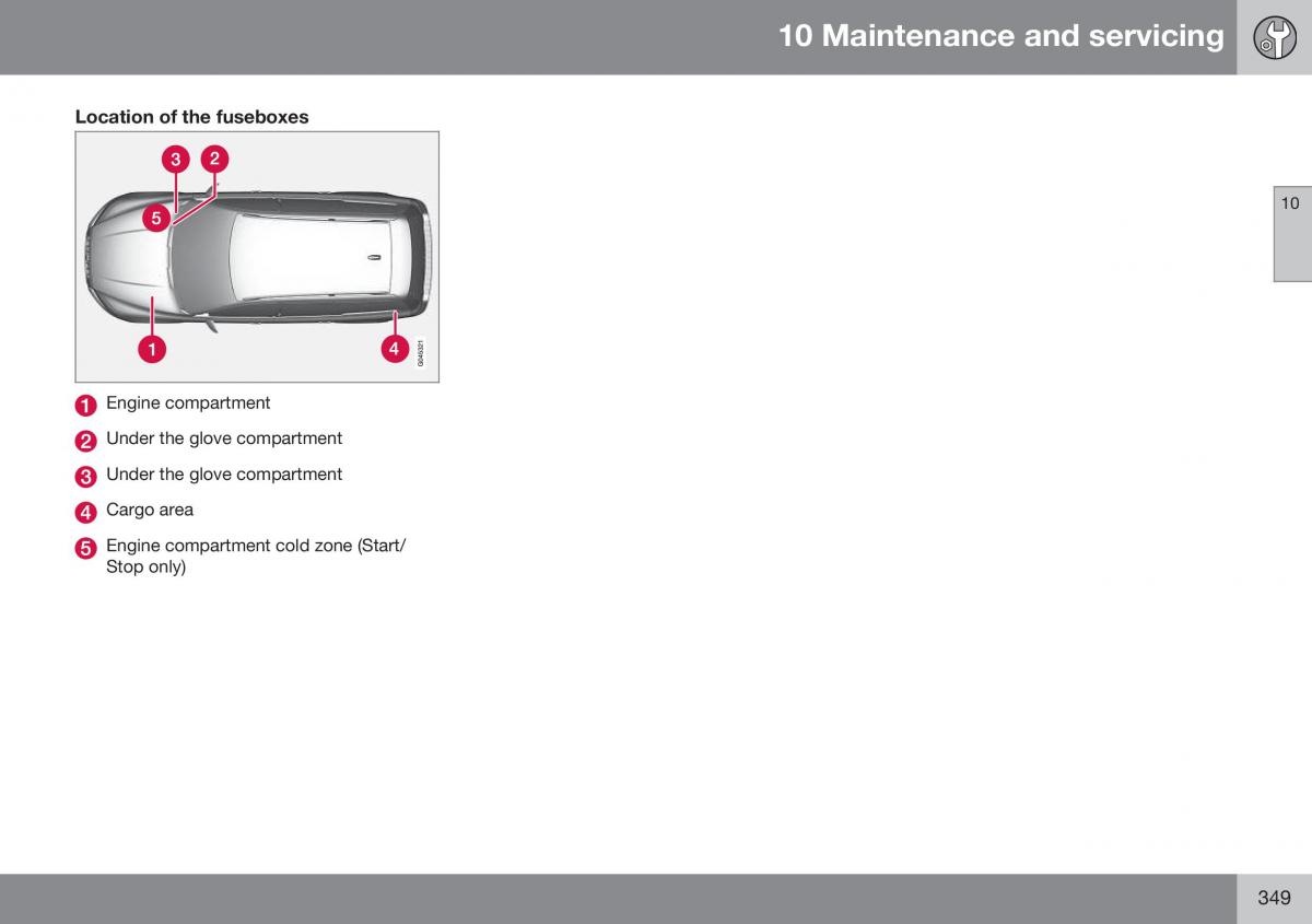 Volvo XC70 Cross Country II 2 owners manual / page 351