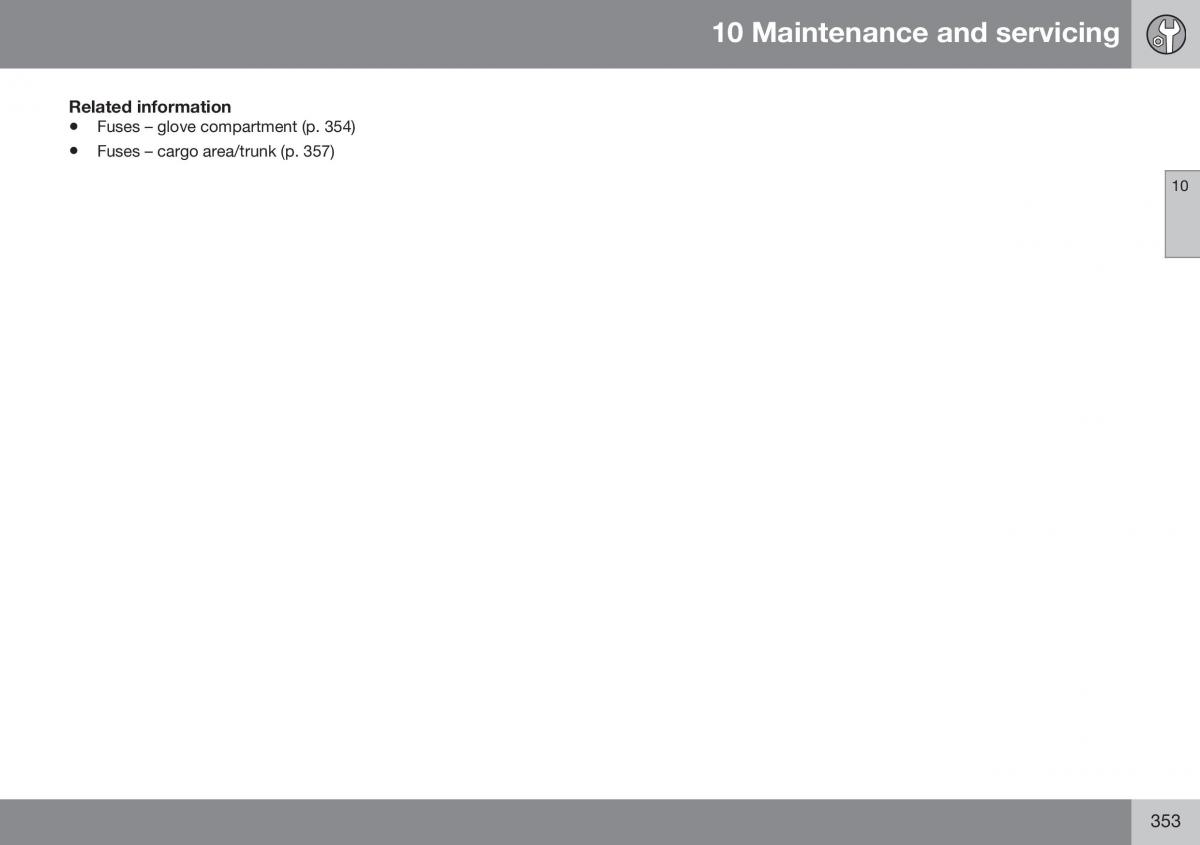 Volvo XC70 Cross Country II 2 owners manual / page 355