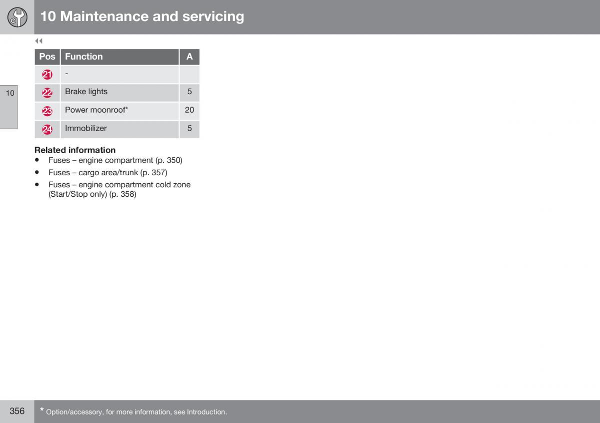 Volvo XC70 Cross Country II 2 owners manual / page 358