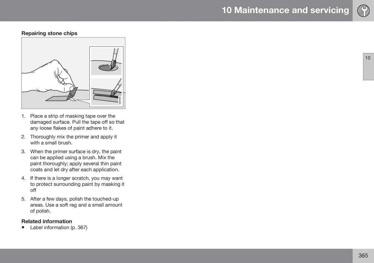 Volvo XC70 Cross Country II 2 owners manual / page 367