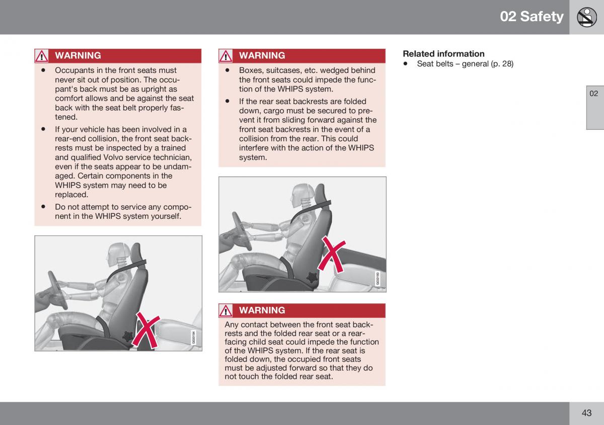 Volvo XC70 Cross Country II 2 owners manual / page 45