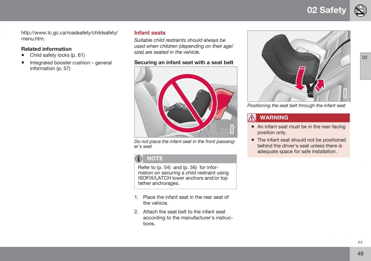 Volvo XC70 Cross Country II 2 owners manual / page 51