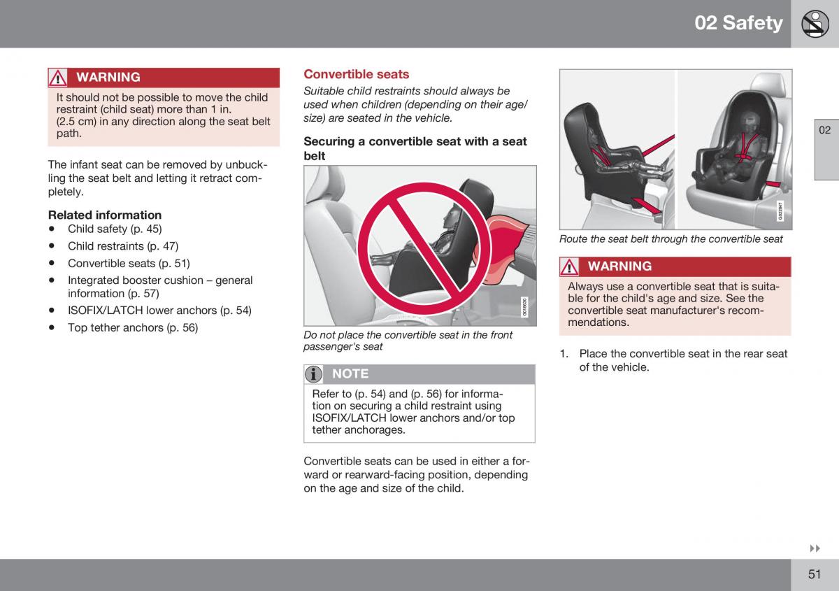 Volvo XC70 Cross Country II 2 owners manual / page 53