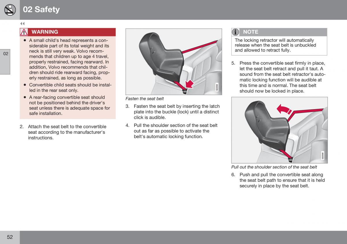 Volvo XC70 Cross Country II 2 owners manual / page 54