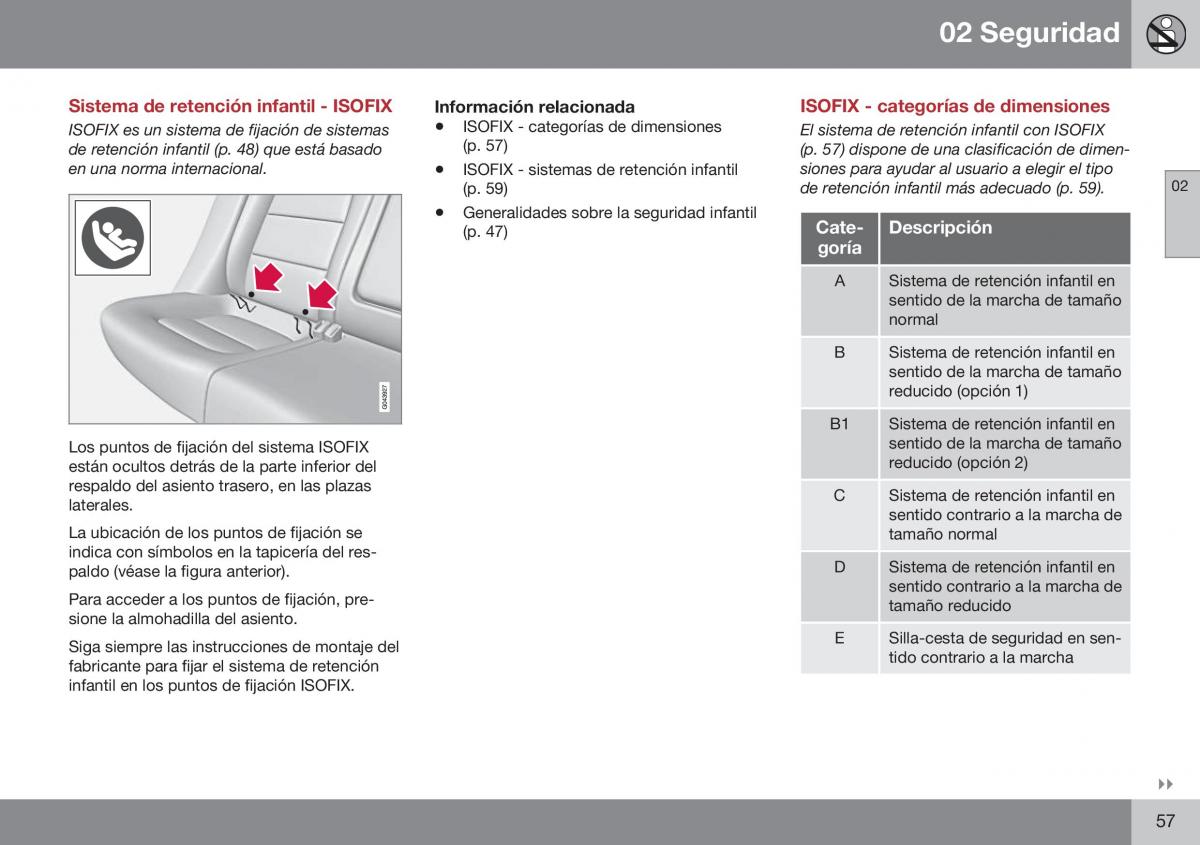 Volvo XC70 Cross Country II 2 manual del propietario / page 59